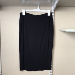 Black Camuto Pencil Skirt